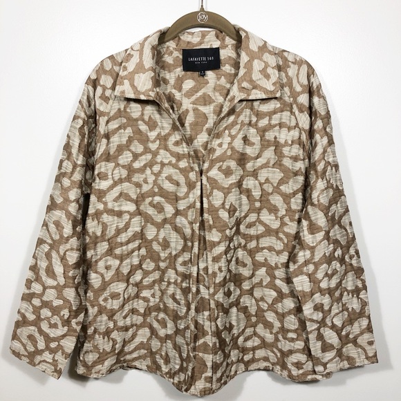 Lafayette 148 New York Abstract Design Jacket - Picture 2 of 6